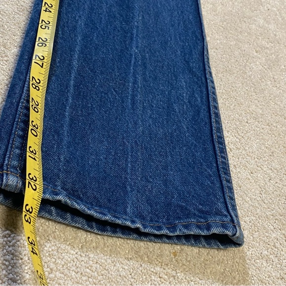 Vintage Big E LEVIS maroon label flare, high waist rare jeans vintage size 5 - Picture 12 of 14